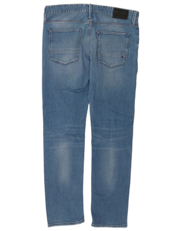 Tommy Hilfiger Herren Bleecker Slim Jeans W32 L30 Blaue Baumwolle