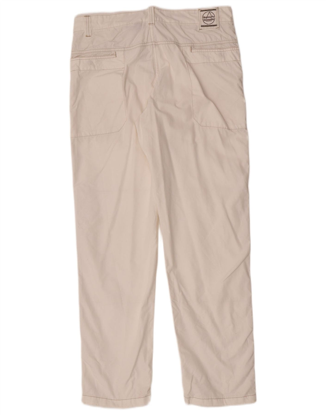 Murphy & Nye Slim Chino-Hose für Herren, W36, L32, weiße Baumwolle