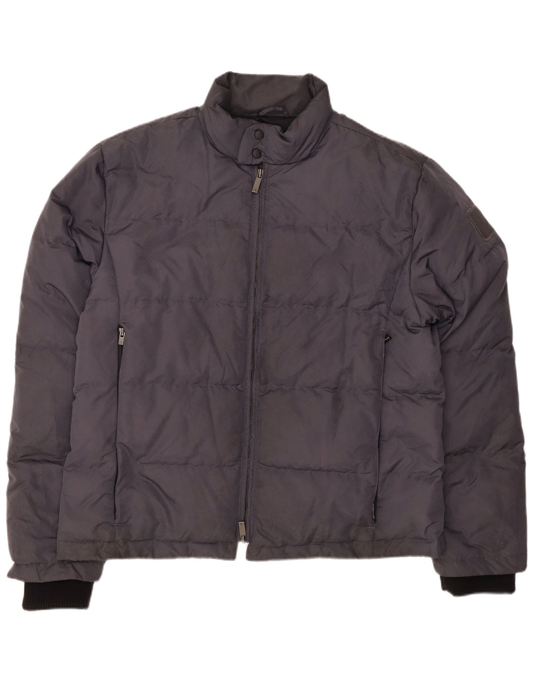 CALVIN KLEIN Herren Wattierte Jacke IT 56 3XL Graues Nylon