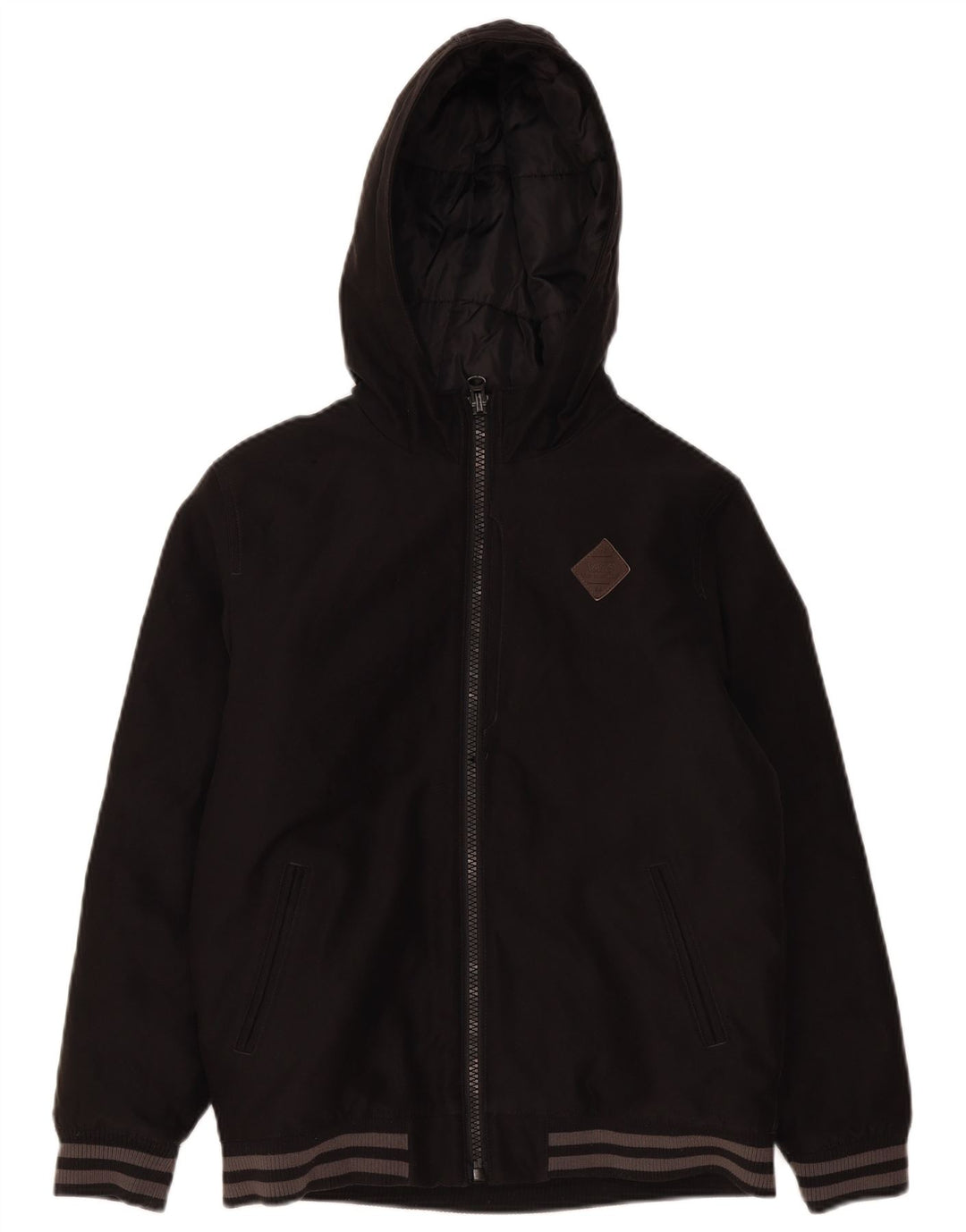 Vans Herren-Jacke mit Kapuze, gepolstert, Größe 40, Schwarz