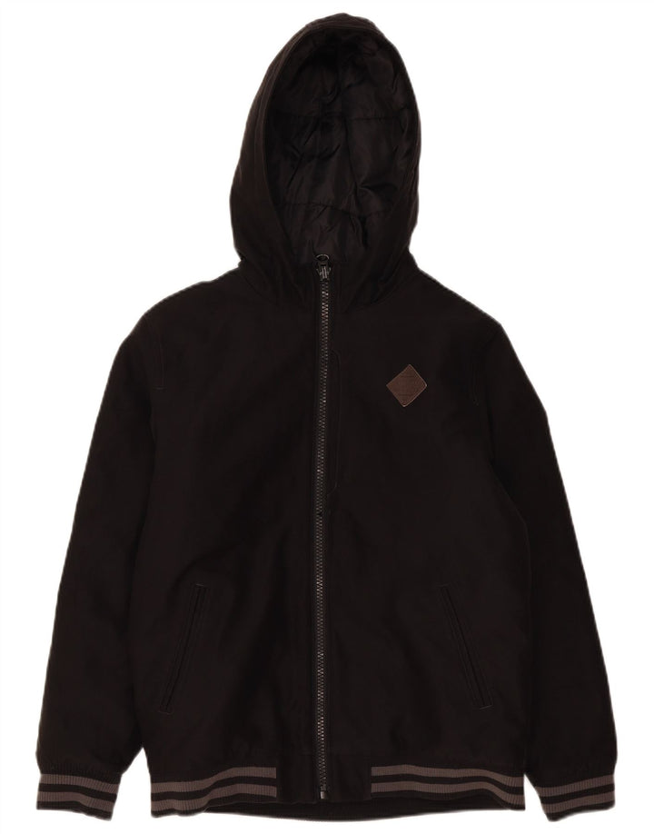 Vans Herren-Jacke mit Kapuze, gepolstert, Größe 40, Schwarz