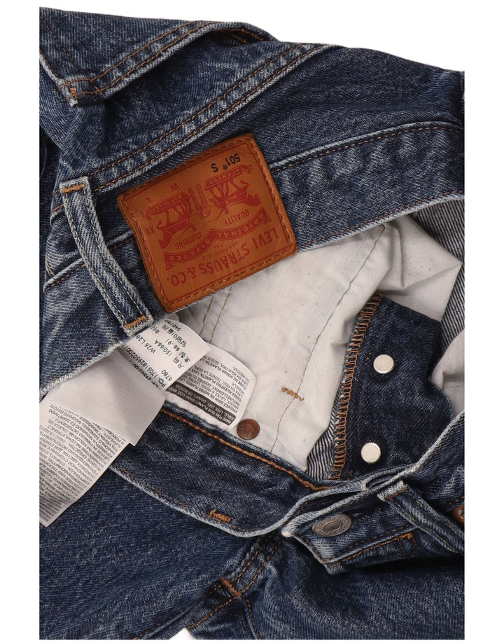 Levi's Herren 501 Straight Jeans W26 L28 Blaue Baumwolle