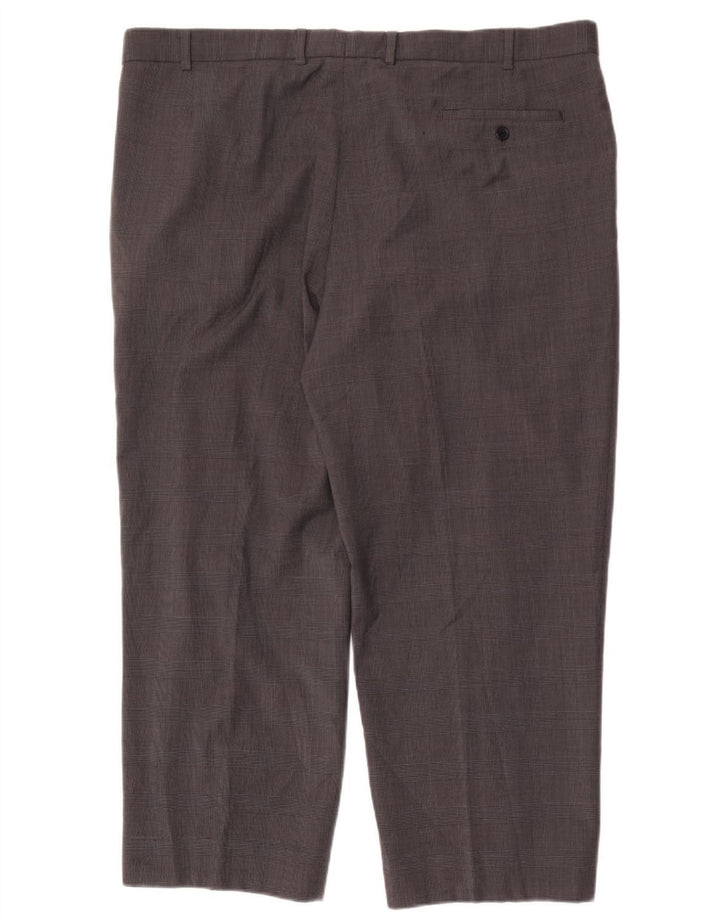Maßgeschneiderte Crop-Anzughose für Herren von Marks & Spencer, W42, L26, Marineblau