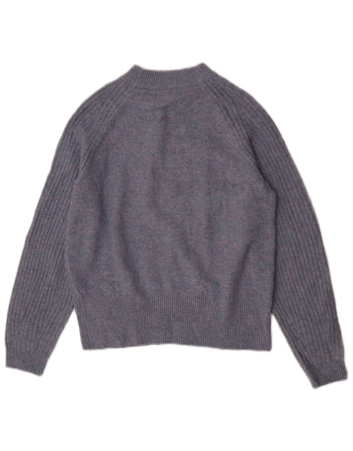 Marks & Spencer Damen-Pullover, übergroß, U-Boot-Ausschnitt, Gr. 10, Größe S, Blau