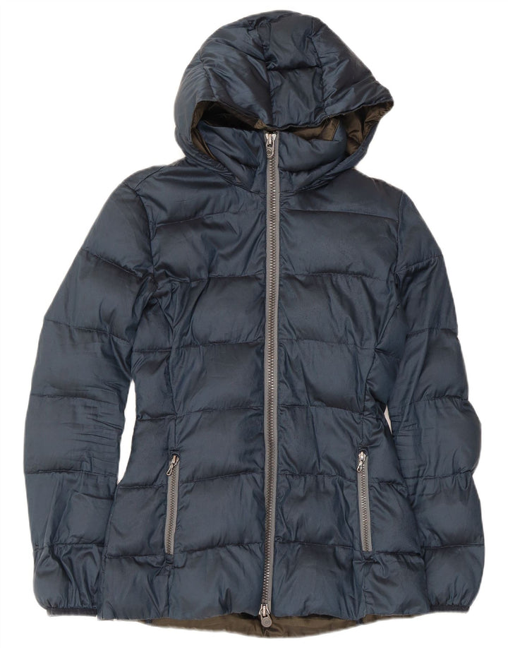 Colmar Damen-Jacke mit Kapuze, gepolstert, EU 38, Größe S, Marineblau