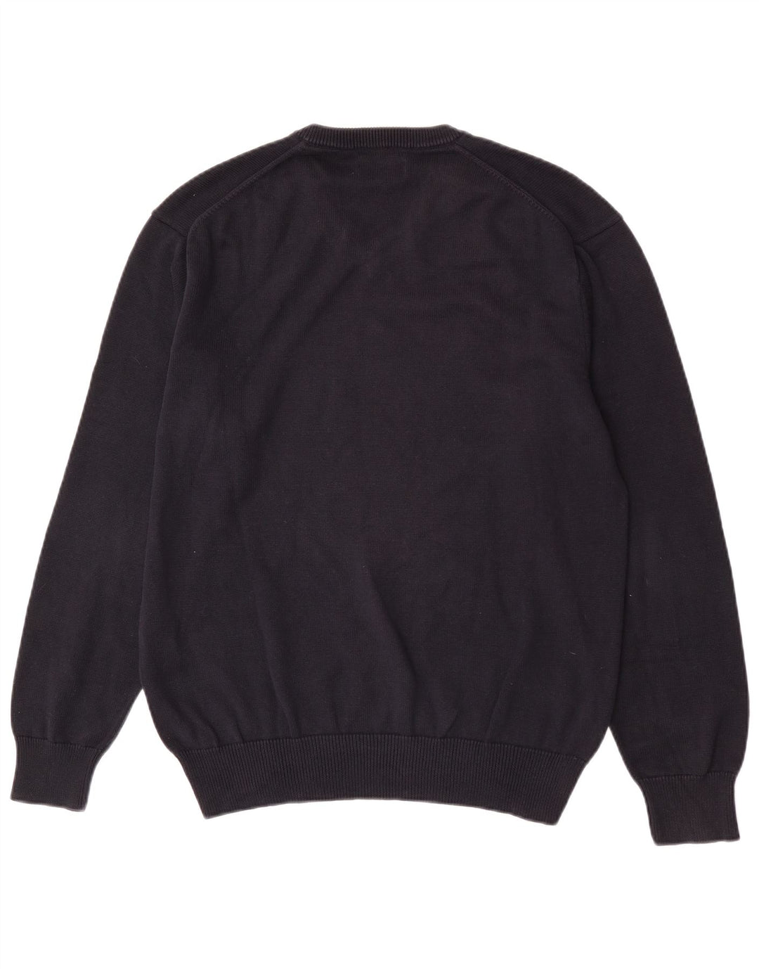 Gant Herren-Pullover, reguläre Passform, V-Ausschnitt, groß, marineblau, Baumwolle