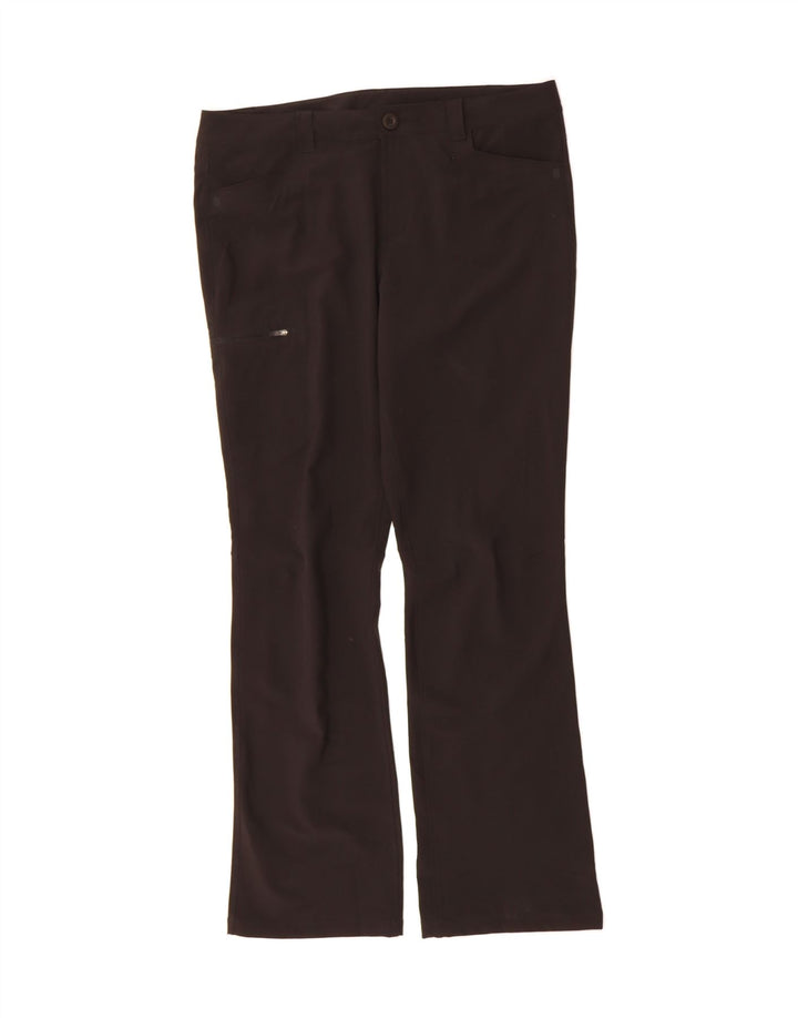 EDDIE BAUER Womens Bootcut Cargo Trousers US 12 Large W36 L33 Black Vintage Eddie Bauer and Second-Hand Eddie Bauer from Messina Hembry 