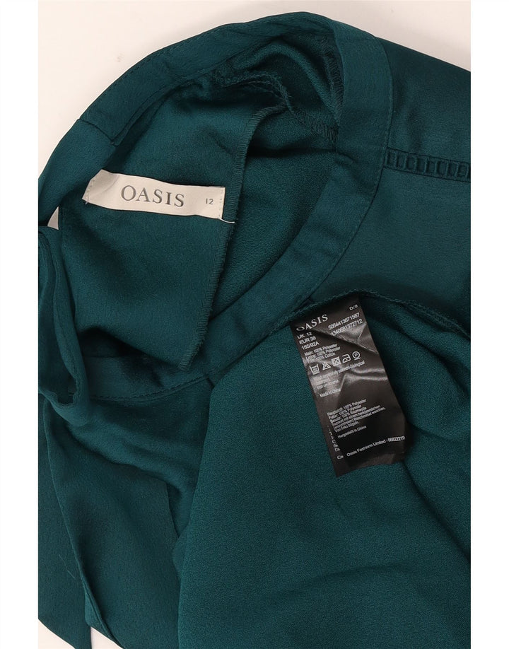 Oasis A-Linien-Kleid für Damen, UK 12, Mittelgrün, Polyester