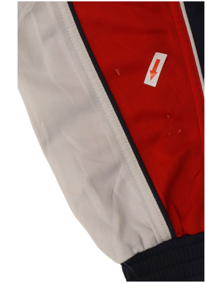 LOTTO Herren-Trainingsanzug-Oberteil, Jacke, groß, marineblau, Farbblock-Polyester