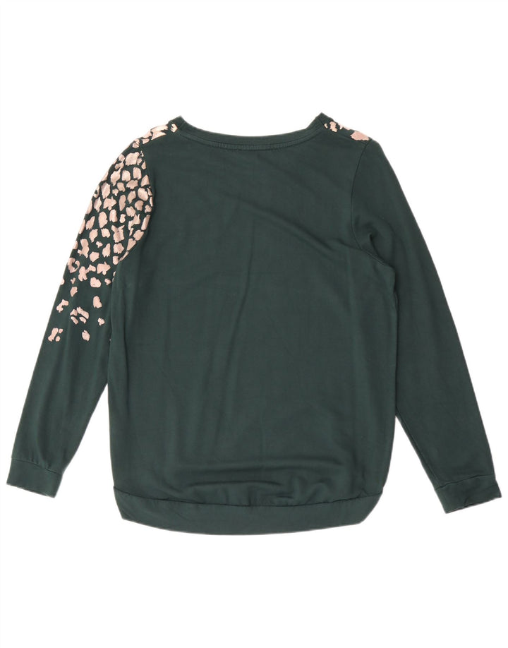 Oasis Damen-Sweatshirt in Übergröße, Gr. 10, kleiner grüner Tierdruck