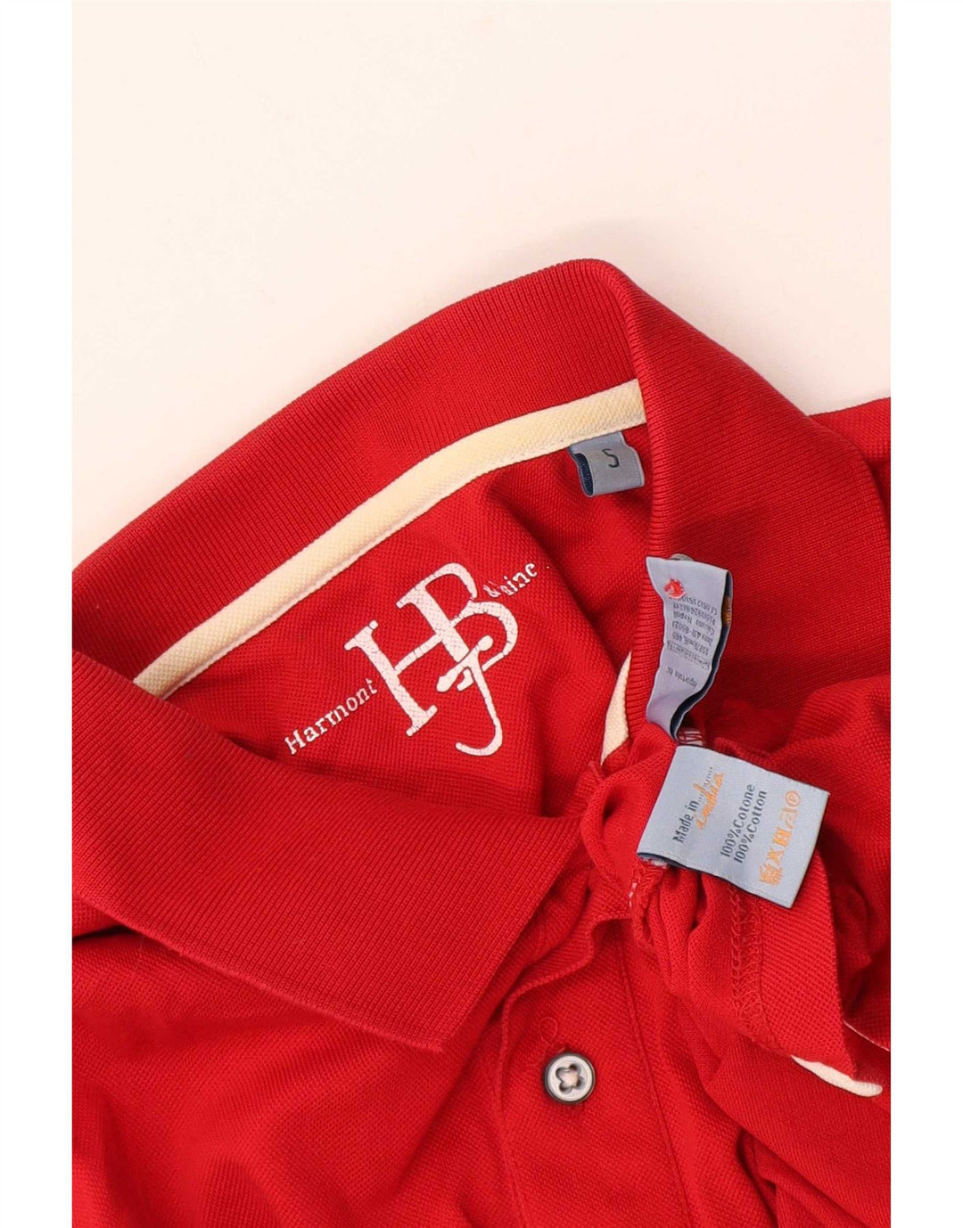 Harmont & Blaine Herren-Poloshirt, klein, rote Baumwolle