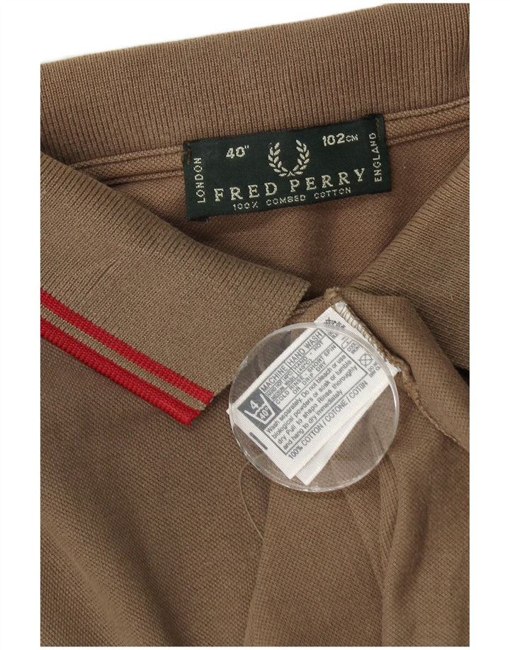 Fred Perry Herren-Langarm-Poloshirt aus mittelbeiger Baumwolle