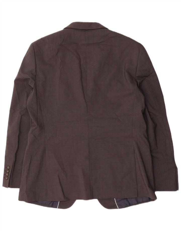 MARKS & SPENCER Herren-Blazer mit 2 Knöpfen, reguläre Passform, UK 42, XL, Braun