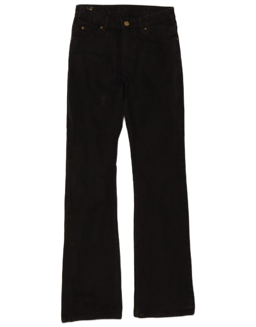 LEE Damen Cameron Bootcut Jeans W28 L33 Schwarze Baumwolle