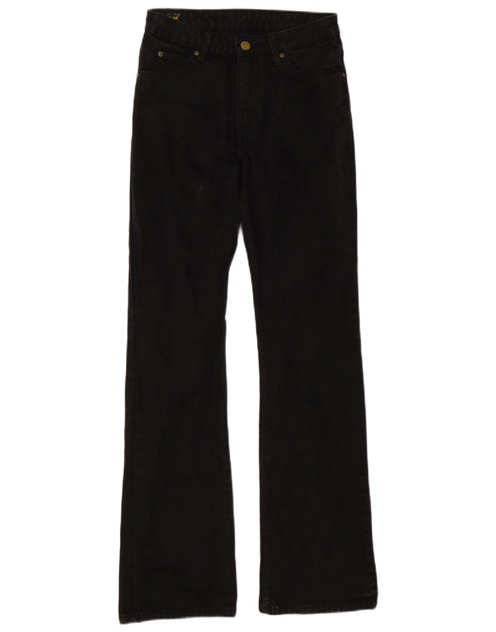LEE Damen Cameron Bootcut Jeans W28 L33 Schwarze Baumwolle