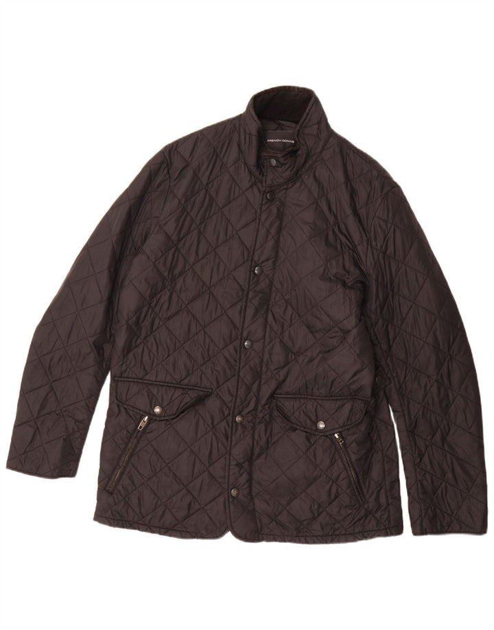 FRENCH CONNECTION Herren Steppjacke UK 38 Medium Schwarz Polyamid