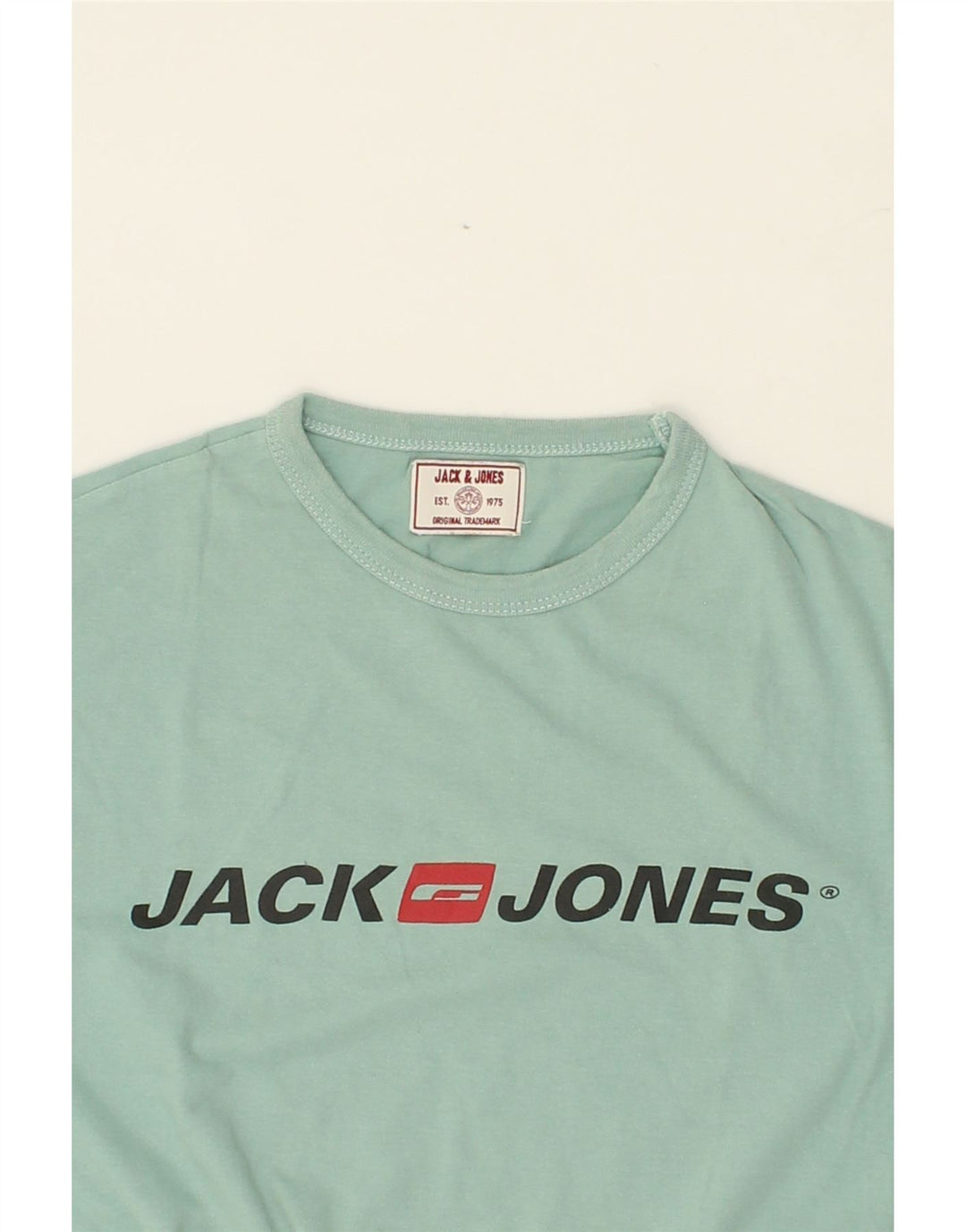 JACK & JONES Mens Graphic T-Shirt Top Small Green Cotton Vintage Jack & Jones and Second-Hand Jack & Jones from Messina Hembry 