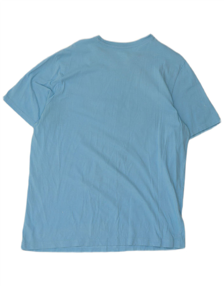 Penguin Herren-T-Shirt mit Grafik, groß, aus blauer Baumwolle
