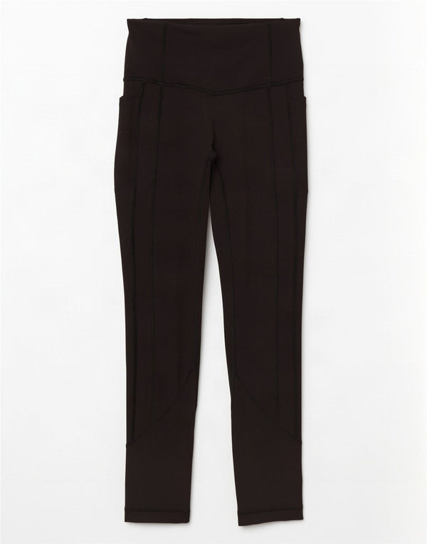 Lululemon Damen Capri-Leggings US 4 Small Schwarz