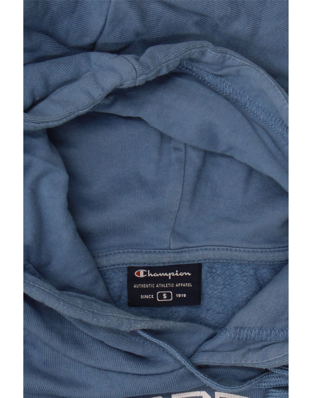 CHAMPION Womens Duke University übergroßer Kapuzenpullover UK 10 Small Blue