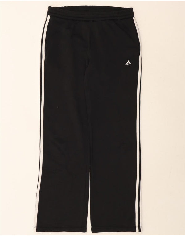 Adidas Damen Trainingshose UK 12 Medium Schwarz Polyester