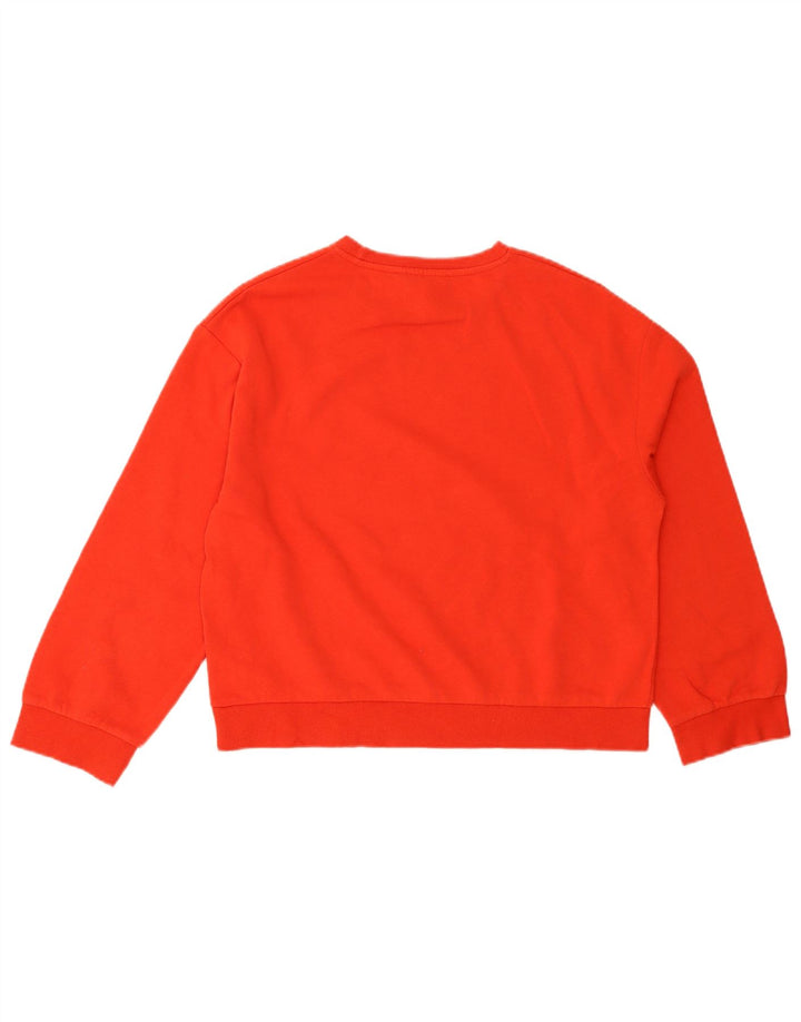 ZARA Damen Sweatshirt Pullover UK 10 Small Rot