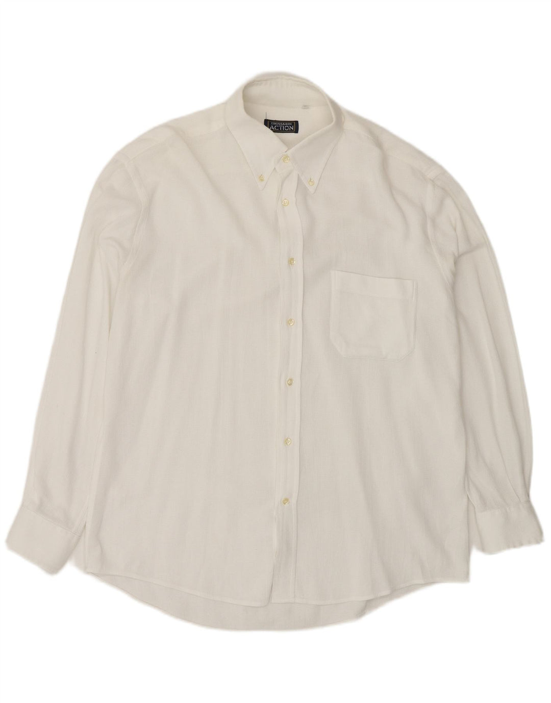 Trussardi Herrenhemd Large Weiß