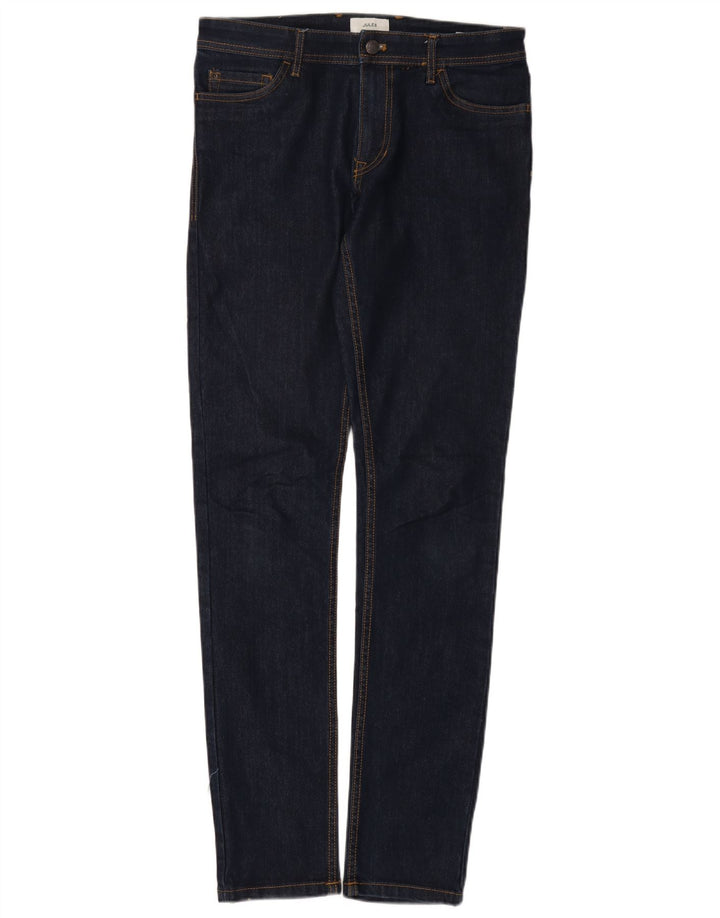 Jules Herren Slim Jeans W38 L34 Marineblaue Baumwolle