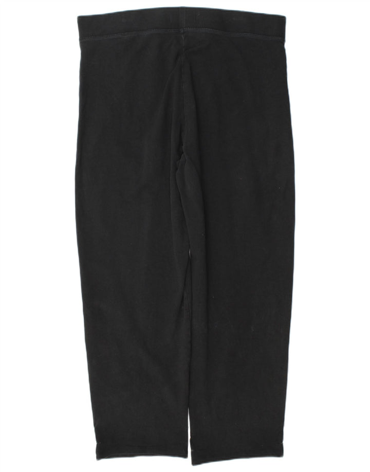 Marks & Spencer Kurze Damen-Leggings, UK 16, Größe L, Schwarz, Baumwolle