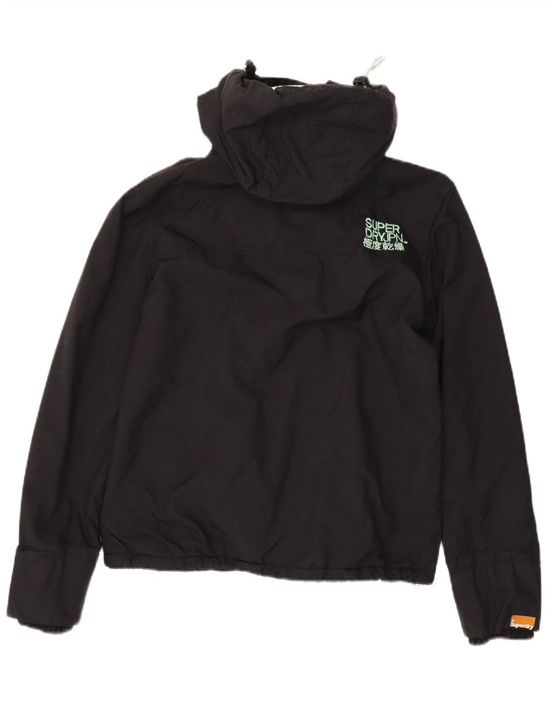 SUPERDRY Damen The Windcheater Windjacke UK 14 Medium Schwarz