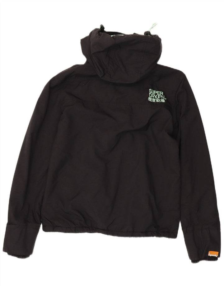 SUPERDRY Damen The Windcheater Windjacke UK 14 Medium Schwarz