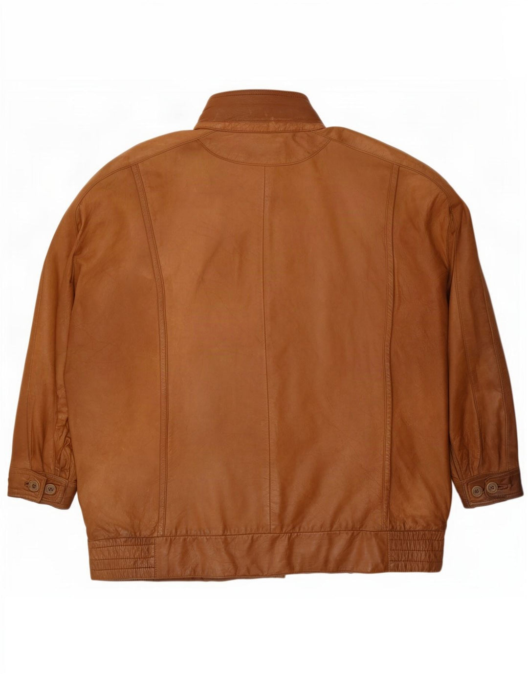 Lepegro Damen Übergroße Lederjacke EU 44 XL Braun