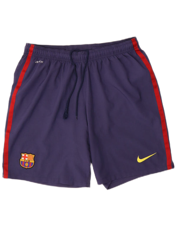 Nike Herren Barcelona Sport Shorts XL Marineblau Polyester
