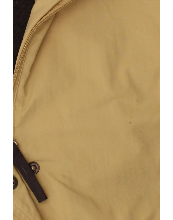 K-WAY Mens Windbreaker Jacket UK 40 Large Beige Polyester