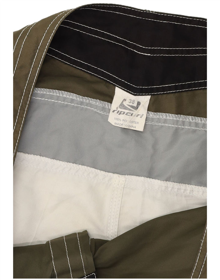 Rip Curl Herren-Badeshorts XL Khaki Colourblock Polyester
