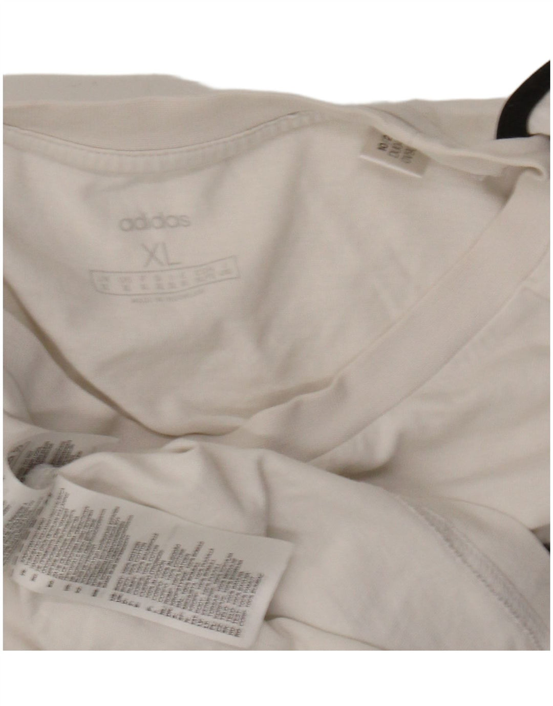Adidas Herren T-Shirt Top XL Weiß Baumwolle