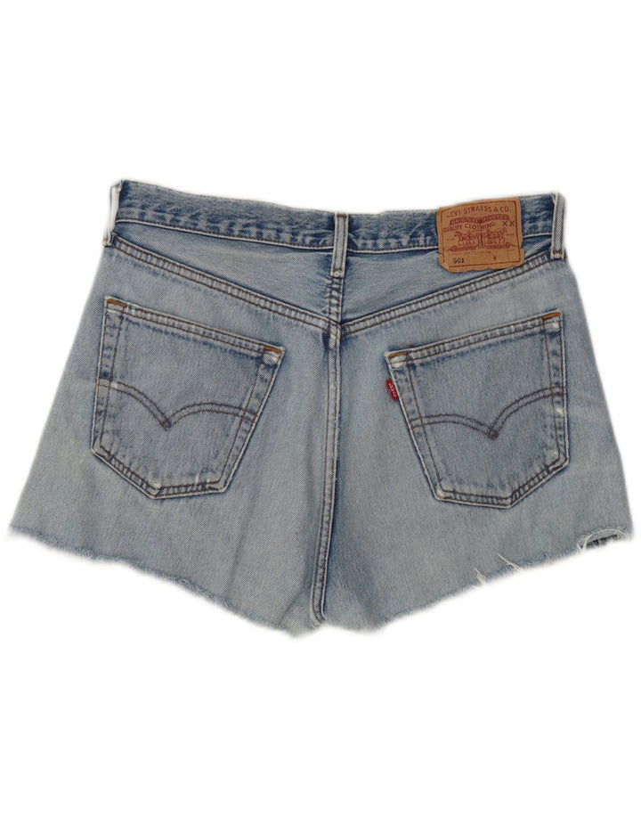 LEVI'S Womens 501 Denim Shorts W34 Large Blue Cotton Vintage Levi's and Second-Hand Levi's from Messina Hembry 