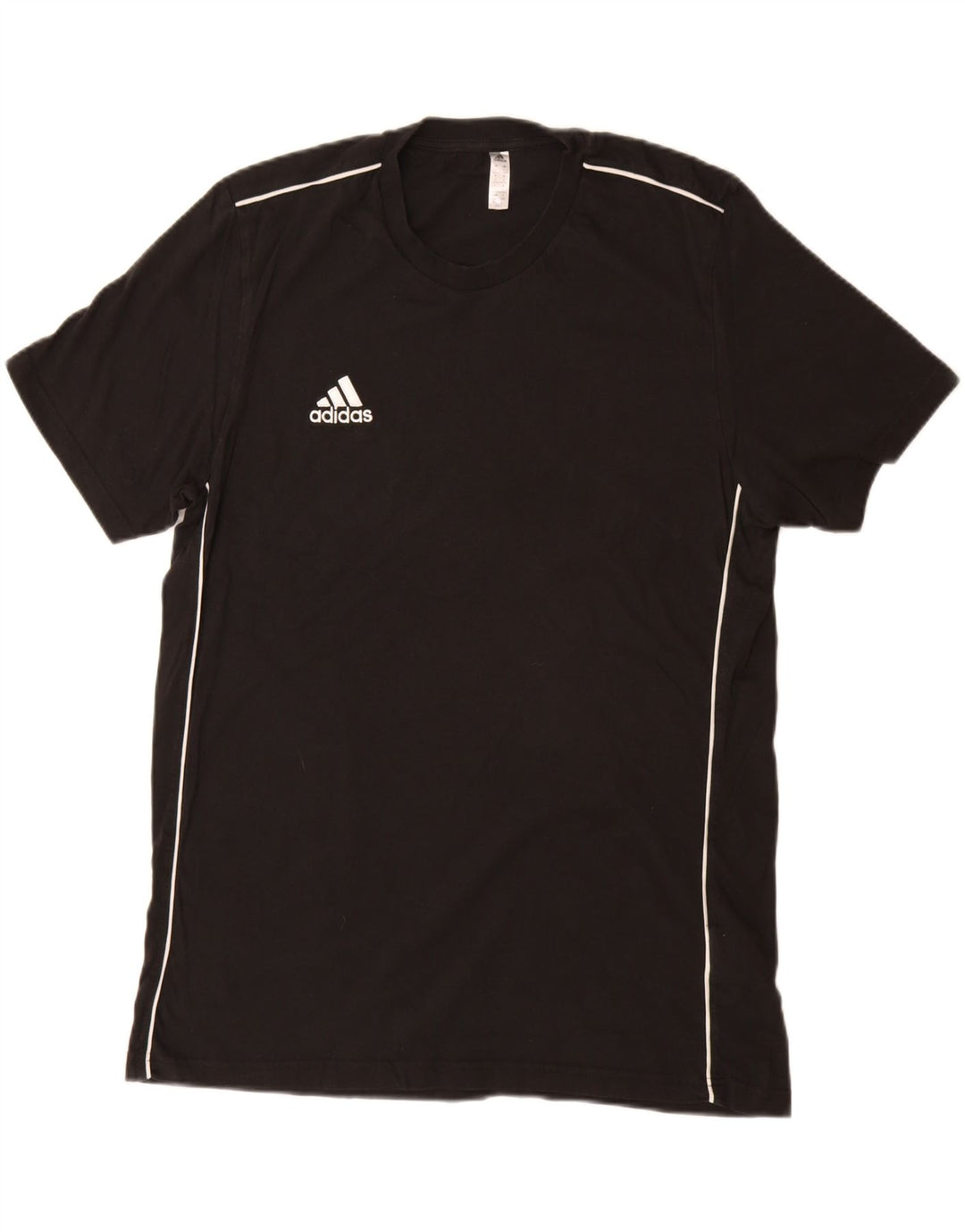 ADIDAS Herren T-Shirt Top Large Schwarz Baumwolle
