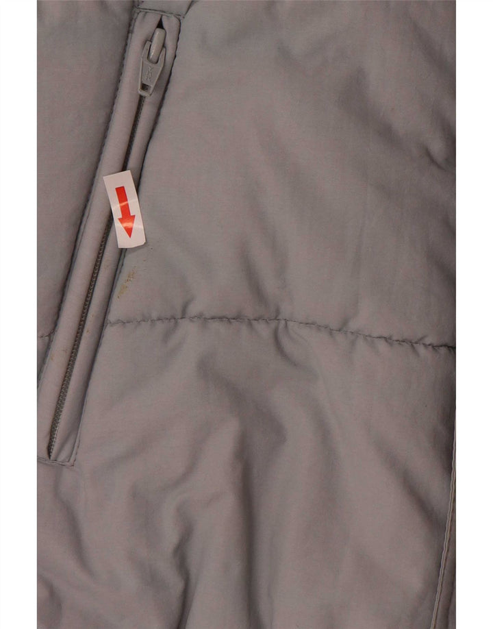 MCROSS Herren Wattierte Jacke IT 48 Mittelgraues Polyamid