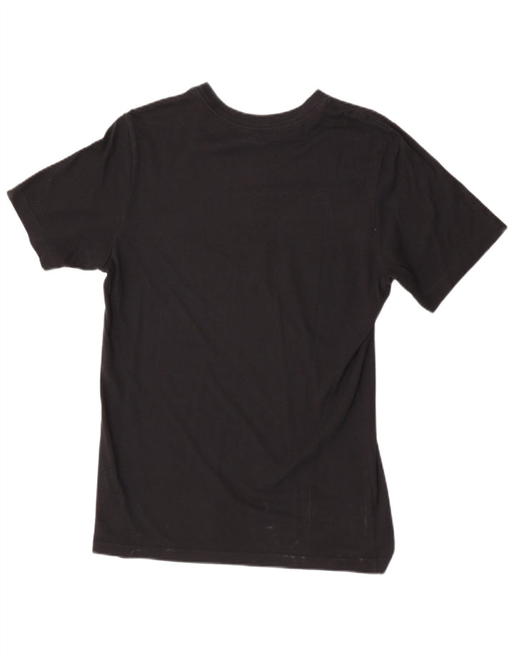 Nike Herren Dri Fit Graphic T-Shirt Top Small Schwarz Baumwolle
