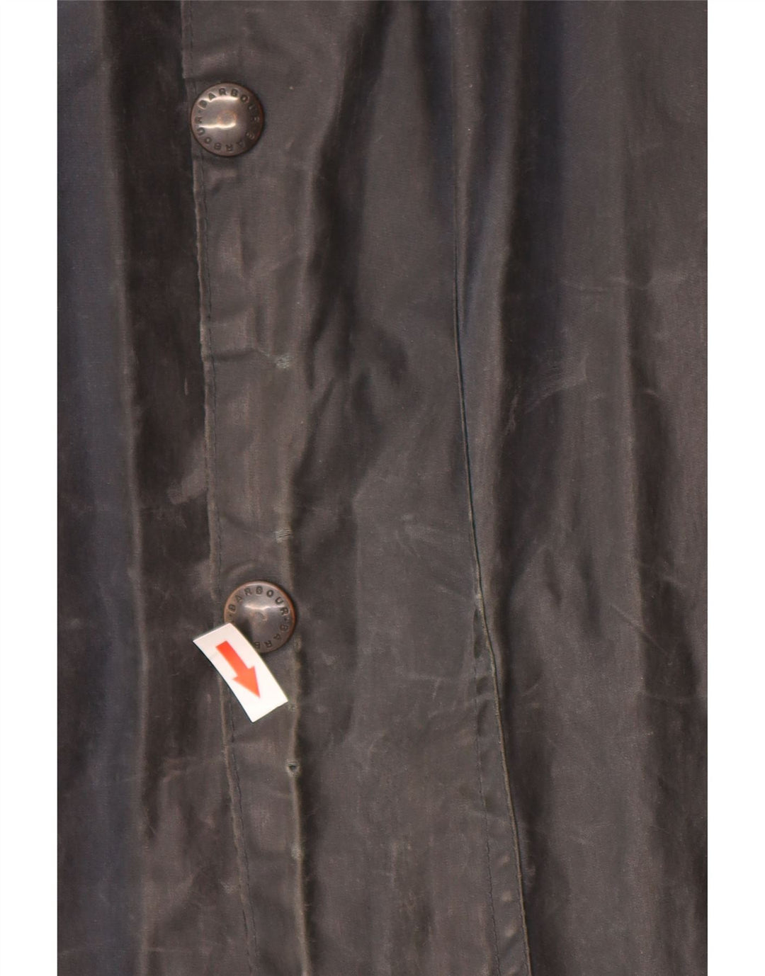 BARBOUR Herren Beaufort gewachste Baumwolljacke UK 38 Small Marineblaue Baumwolle