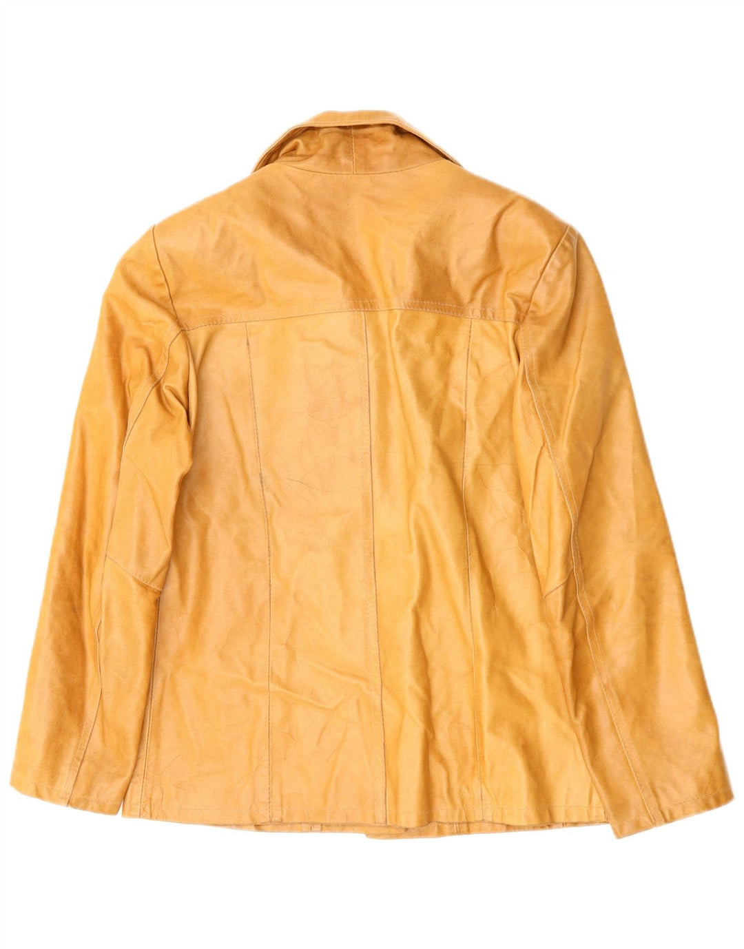 FERRONE Damen Lederjacke UK 16 Großes braunes Leder