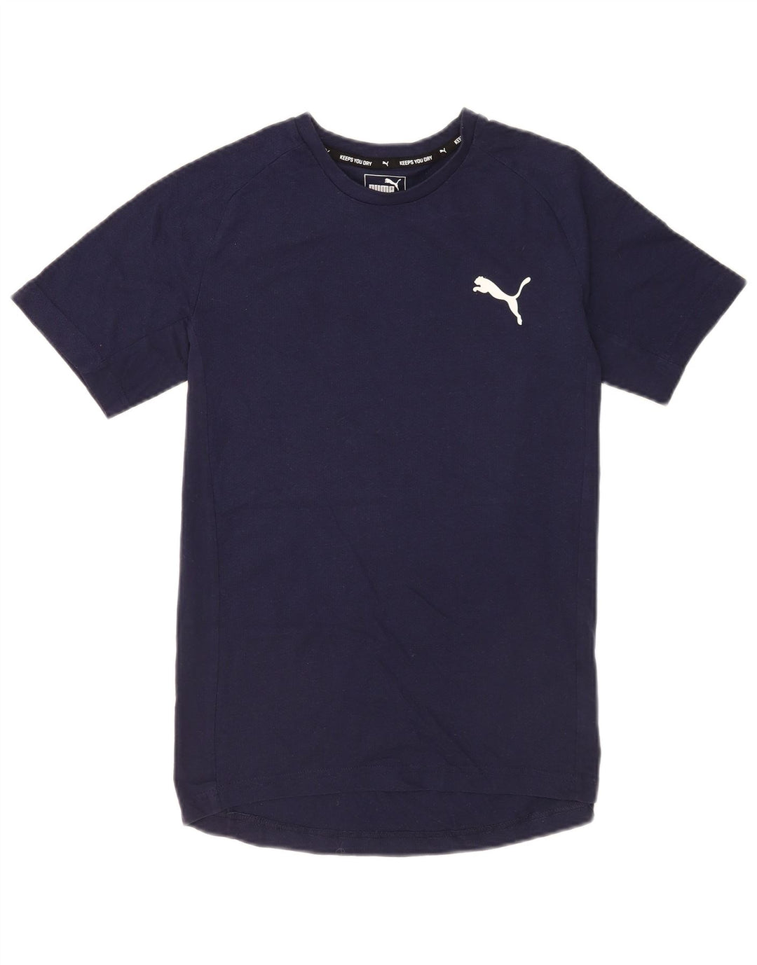 Puma Herren T-Shirt Top Medium Marineblau Baumwolle