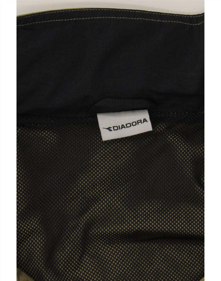 DIADORA Mens Rain Jacket UK 40 Large Beige Polyamide Vintage Diadora and Second-Hand Diadora from Messina Hembry 