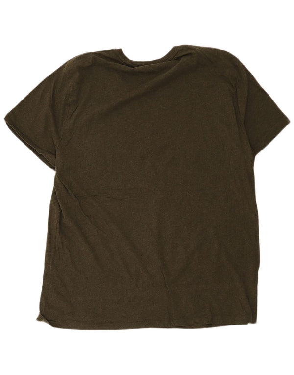 Polo Ralph Lauren Herren Custom Slim Fit T-Shirt Top 2XL Khaki Baumwolle
