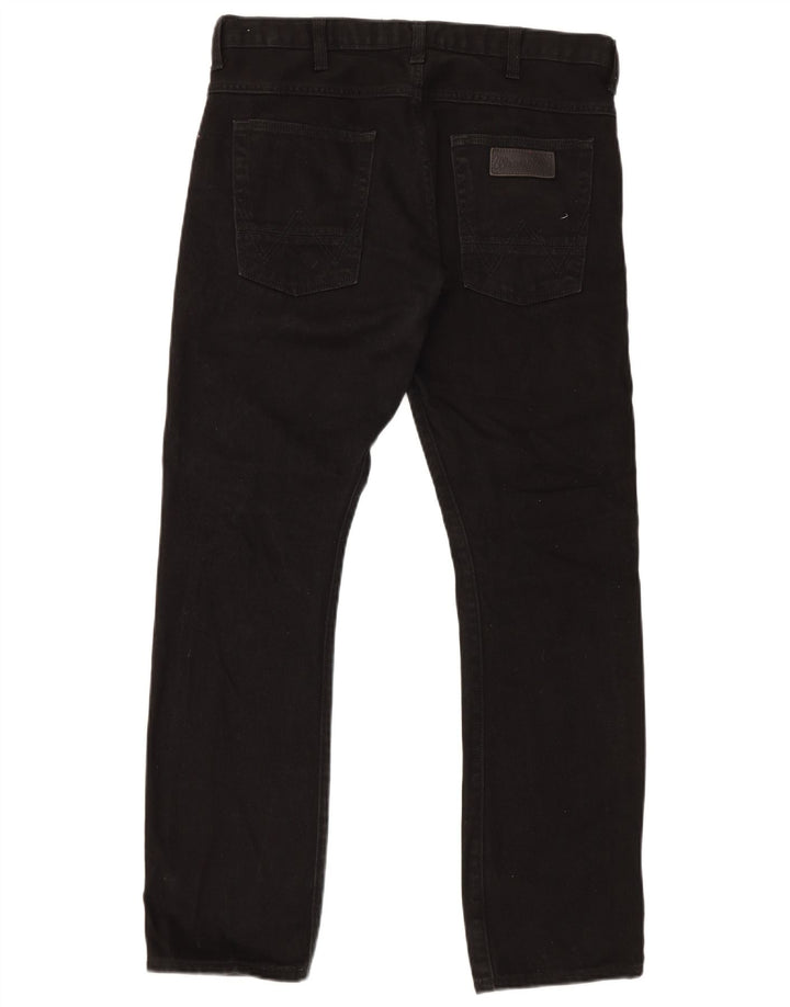 Wrangler Herren Spencer Slim Straight Jeans W34 L32 Schwarz