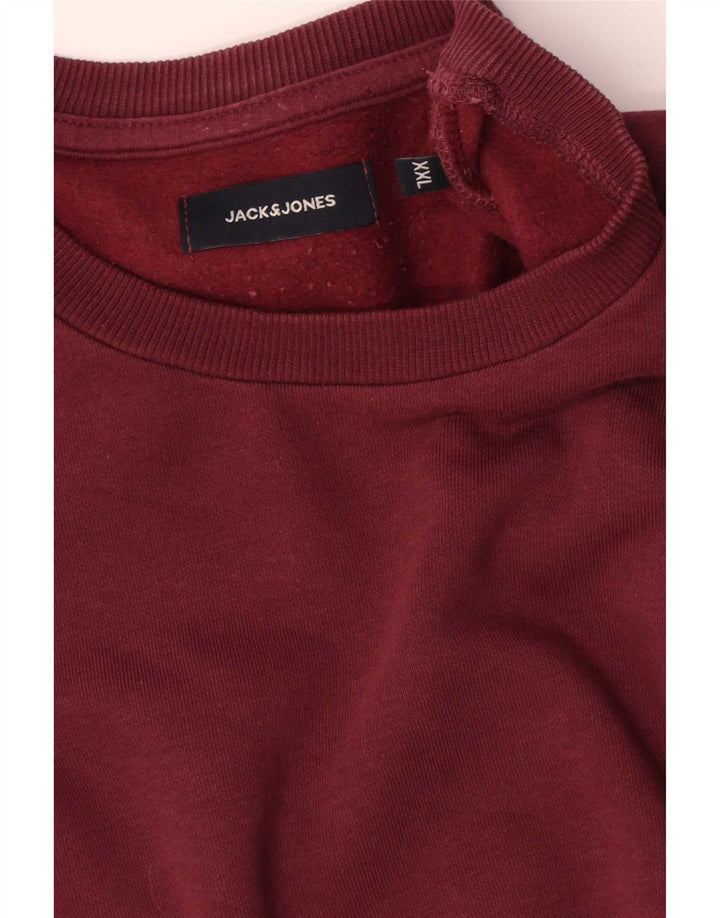 Jack & Jones Herren Sweatshirt Pullover 2XL Kastanienbraun Baumwolle