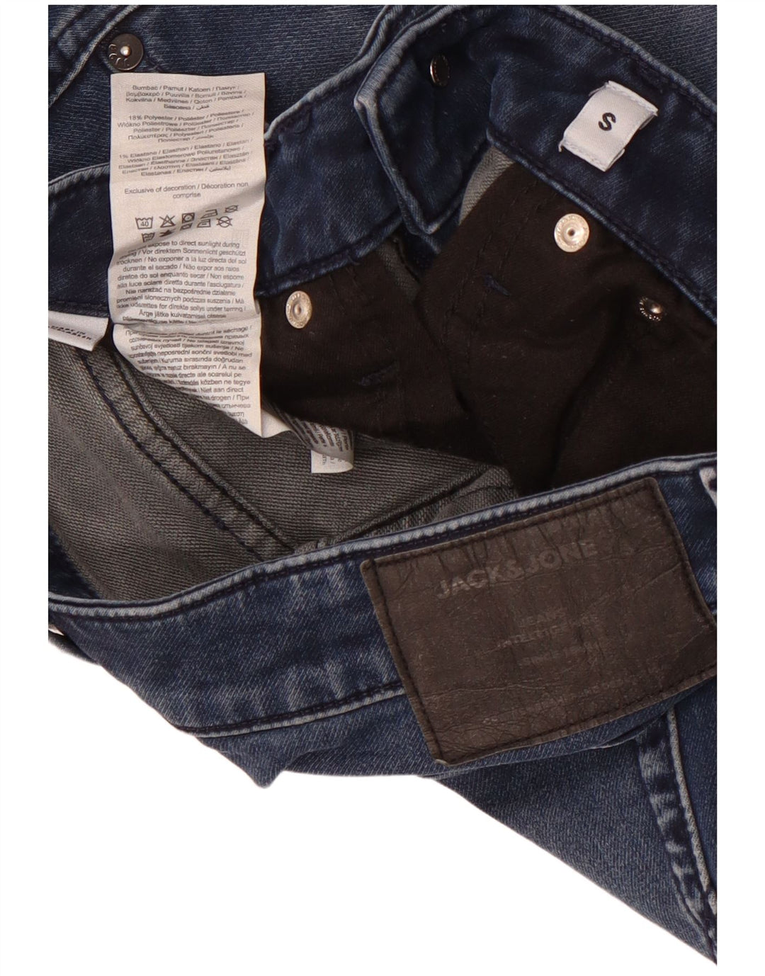 Jack & Jones Herren-Jeansshorts, Größe S, W29, Blau, Baumwolle