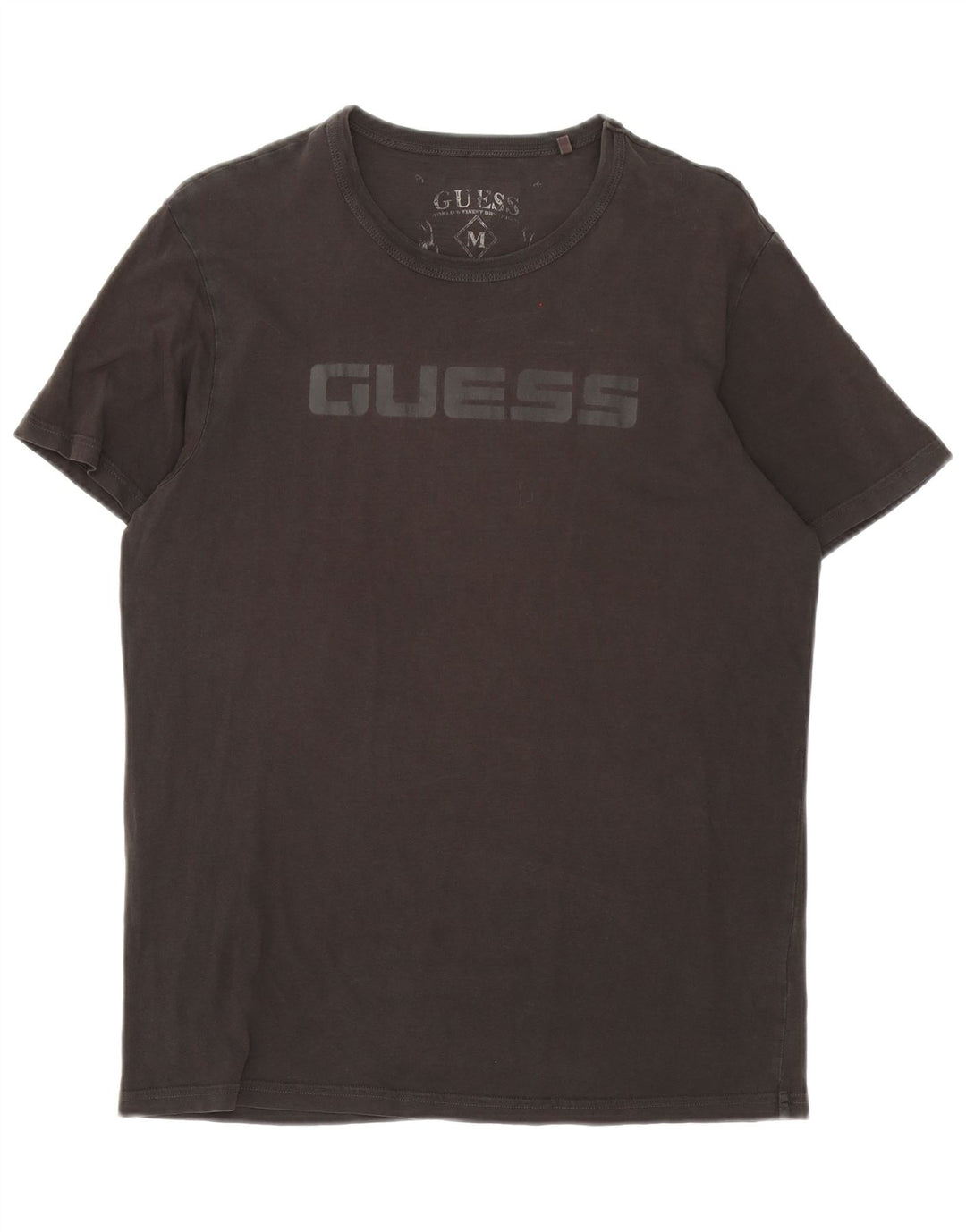 Guess Herren-T-Shirt mit Grafik, mittelschwarz, Baumwolle