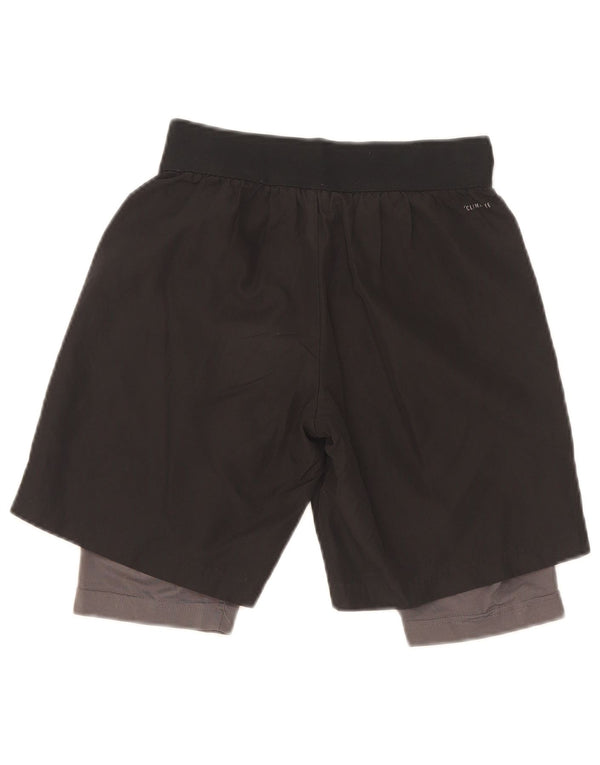 Adidas Jungen Climalite Sport Shorts 9–10 Jahre Small Schwarz Polyester